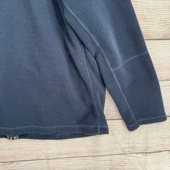 The North Face Full Zip Terry Fleece Jacket Mens XXL Navy Blue - Picture 13 of 13